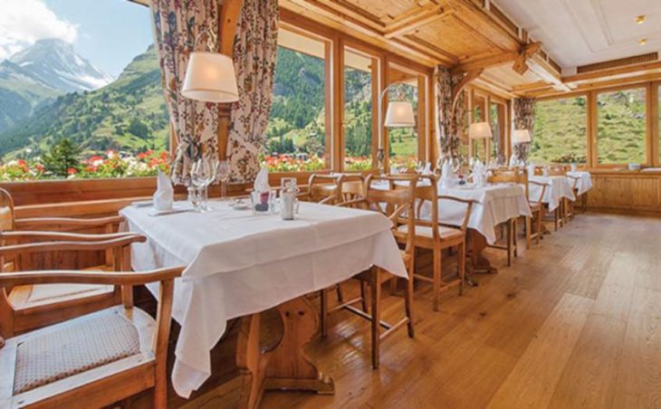 Hotel Schoenegg, Zermatt, Dining Table
